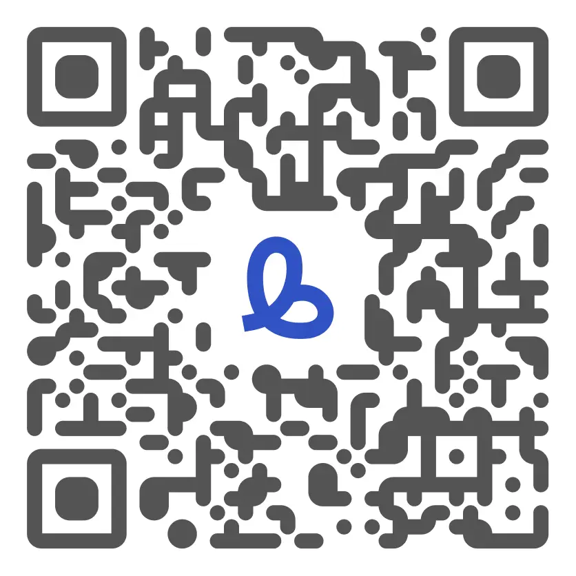 Tablet showing QR for residential status check