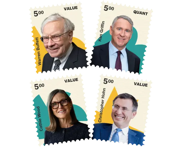 Portraits of the world's top investors tracked by Belong